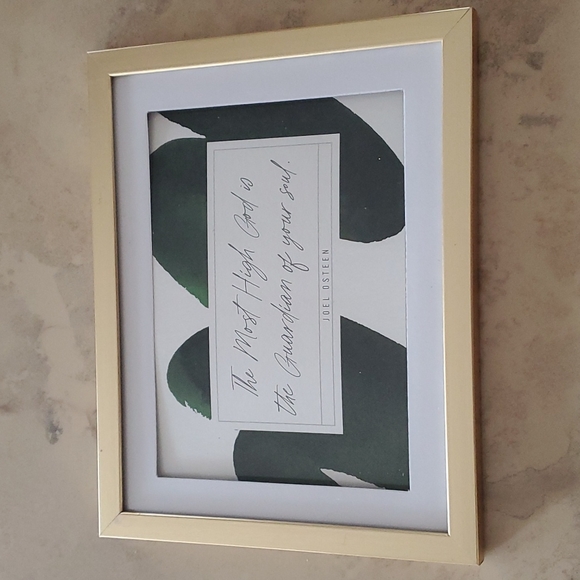 **SALE**Joel Osteen Framed Print nwot - Picture 2 of 3